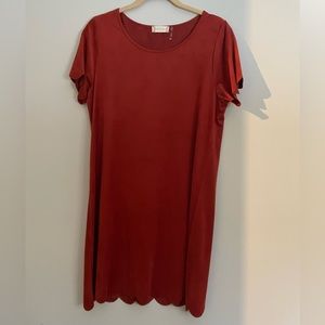 Altar'd State Rust Orange Dress